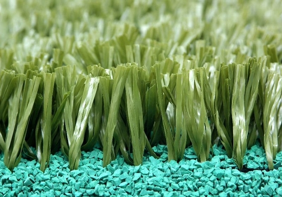 ฟุตบอลที่สามารถปรับเปลี่ยนได้ Astro Turf Lawn 140 Stitches / M หญ้าเทียมสีเขียว ความสูงของค้อน 60 มม