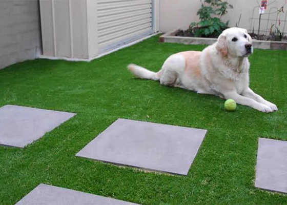 50 มิลลิเมตร Leisure Artificial Turf Flat Yarn ทนต่อการใช้งาน