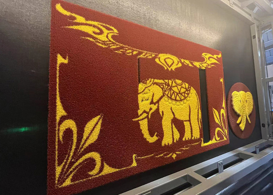 โลโก้หญ้าประดิษฐ์ 15 มิลลิเมตร สภาพทนทาน สีเทียม ที่กําหนดเอง หญ้าประดิษฐ์สําหรับสนามกีฬาหรือพื้นที่พักผ่อน