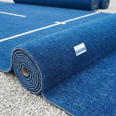 หญ้าเทียมปาเดลสีน้ำเงินความหนาแน่นสูง 12 มม. สำหรับสนามกีฬามีประสิทธิภาพยอดเยี่ยม