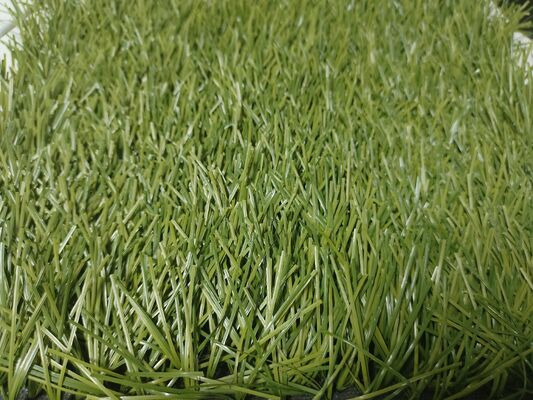 หญ้าเทียมฟุตบอลความหนาแน่นสูง 55 มม. ความสูงของขน 8000 Dtex 220 ฝีเข็มต่อเมตร สำหรับสนามกีฬาสถานที่ฝึกซ้อม