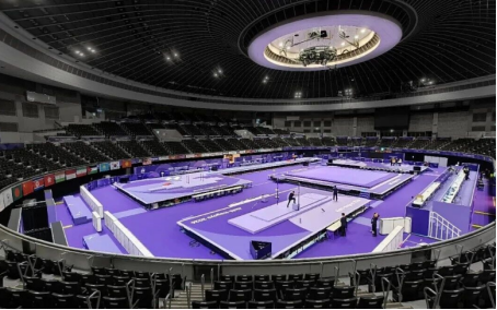 IWUF รับรองว่า Wushu Mat และอุปกรณ์กีฬาสําหรับการใช้งานหลายกีฬาที่มีขนาด 12000mm × 18000mm × 90mm